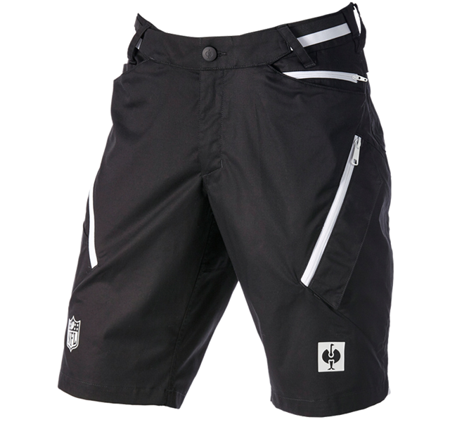 Hauptansicht, Bekleidung, NFL shorts, schwarz/weiß