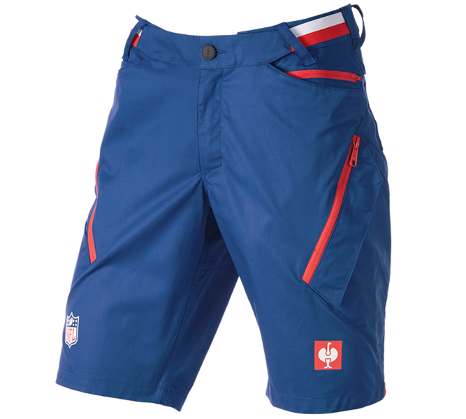 Hauptansicht, NFL X STRAUSS, NFL shorts, neptunblau/straussrot