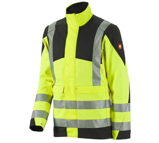 Hauptansicht, Warnjacken, e.s. Berufsjacke multinorm high-vis, warngelb/schwarz