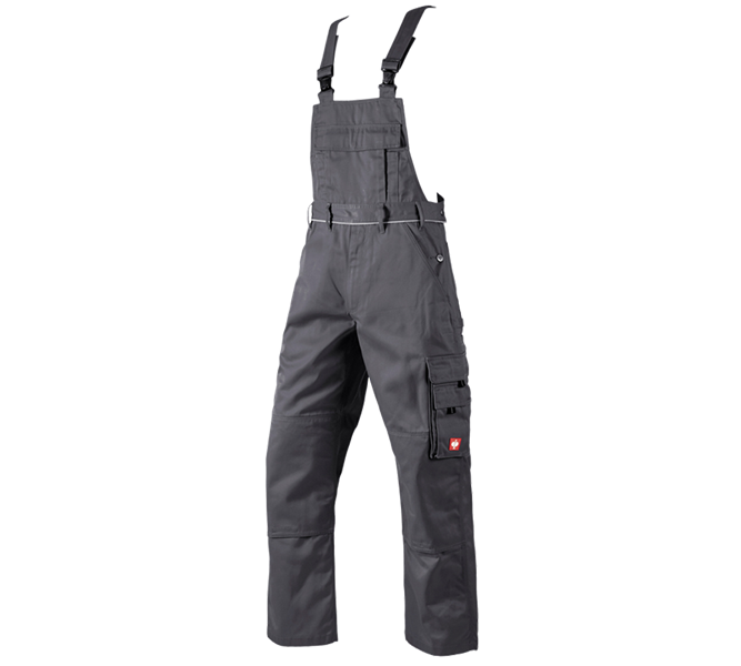 Hauptansicht, Hosen, Latzhose e.s.classic, grau
