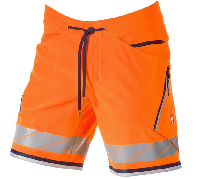 Hauptansicht, Shorts | 3/4 Hosen, Reflex Funktions Short e.s.ambition, warnorange/dunkelblau