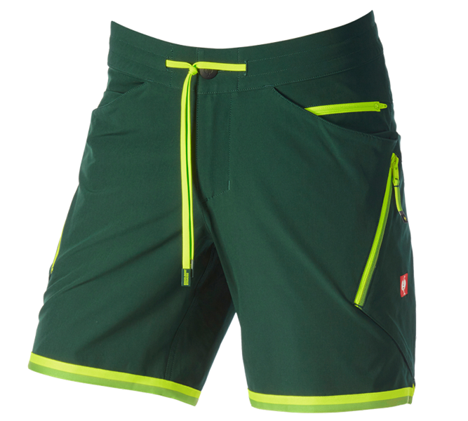Hauptansicht, Shorts | 3/4 Hosen, Short e.s.ambition, grün/warngelb