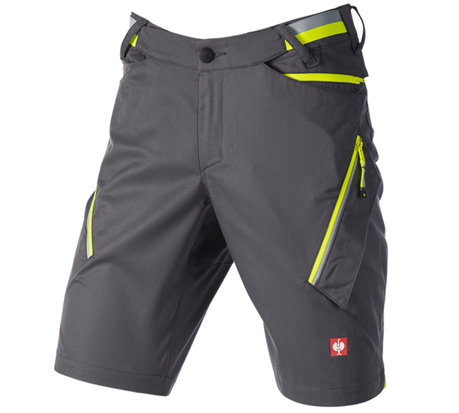 Hauptansicht, Shorts | 3/4 Hosen, Multipocket-Short e.s.ambition, anthrazit/warngelb