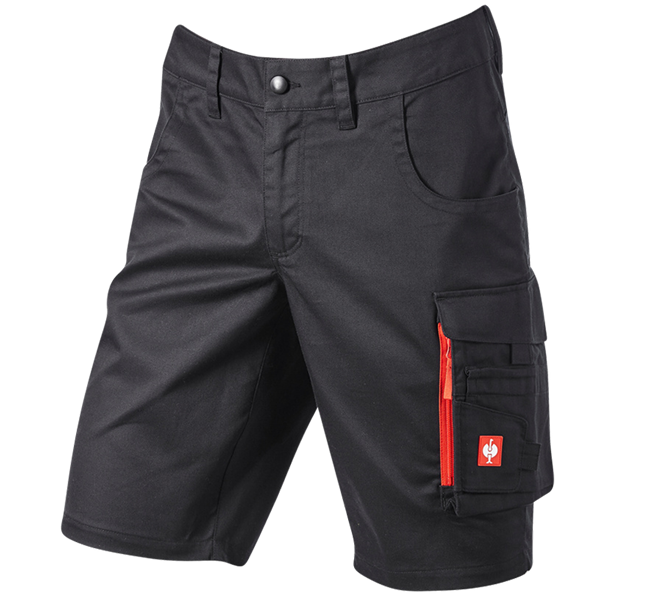 Hauptansicht, Bekleidung, Short e.s.motion DIY, schwarz/straussrot