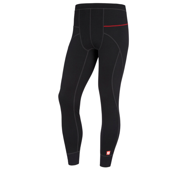 Hauptansicht, Bekleidung, e.s. Funktions-Long Pants basis-warm, schwarz