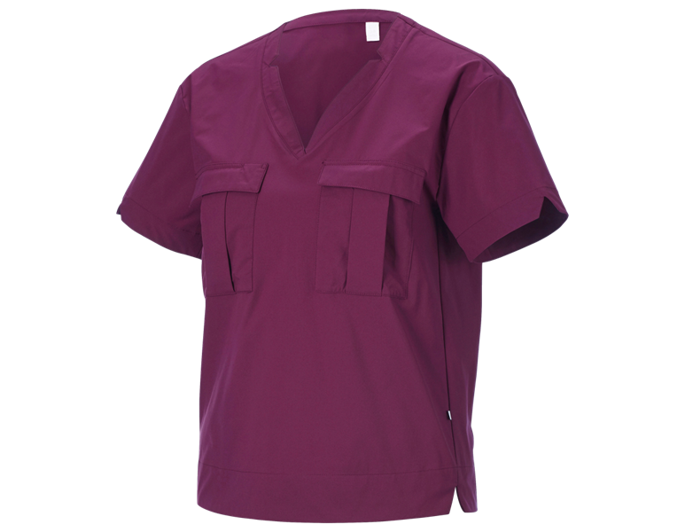 Hauptansicht, Damen, Double-Pocket Shirt e.s.avida, Damen, rotviolett