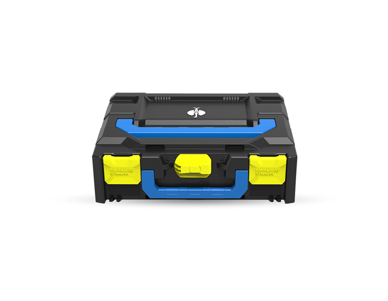 Hauptansicht, Werkzeuge, STRAUSSbox 118 midi Color, warngelb