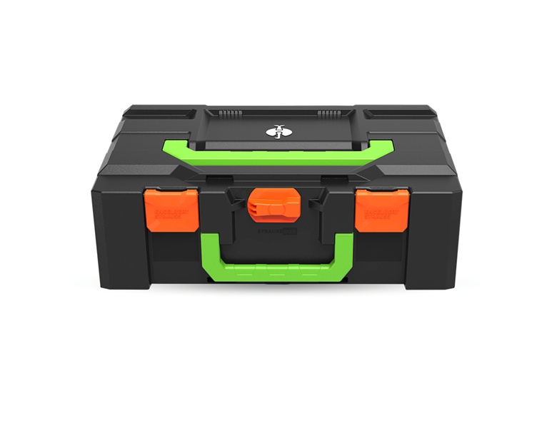 Hauptansicht, Werkzeuge, STRAUSSbox 165 large Color, warnorange