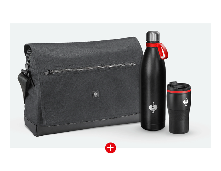Hauptansicht, Werkzeuge & Accessoires, Messenger Bag e.s.motion ten Geschenk-Set, oxidschwarz