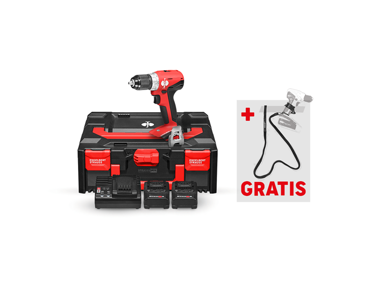 Hauptansicht, Werkzeuge, 18,0 V Akku-Bohrschrauber S + Power tool holder