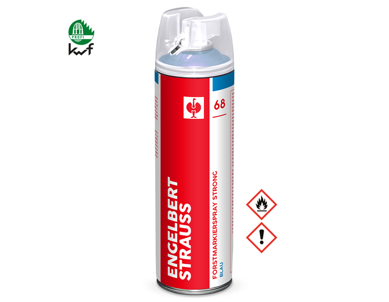 Hauptansicht, Betriebsbedarf, e.s. Forstmarkierspray Strong #68, blau