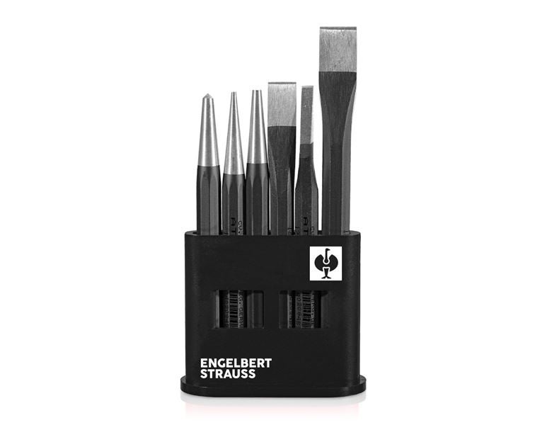 Hauptansicht, Beitel | Meißel | Treiber, Meißel-Satz 6-teilig