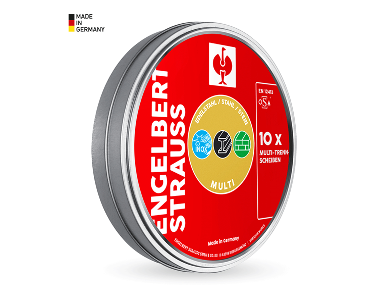 Hauptansicht, Werkzeuge, e.s. Universal-Trennscheibe multi, 10er Dose