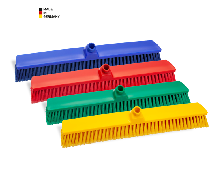 Hauptansicht, Besen, Saalbesen, breit, blau