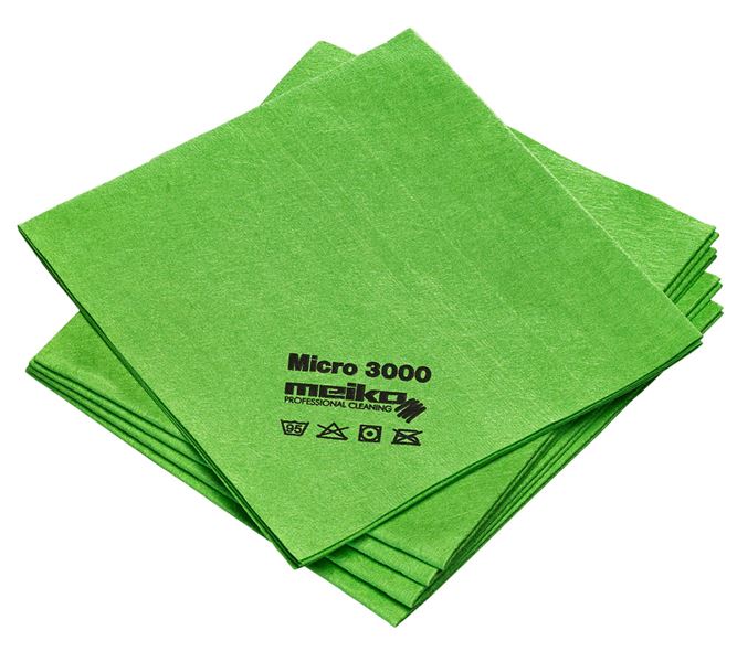 Hauptansicht, Reinigungstücher, Microfasertücher MICRO 3000, grün