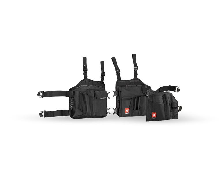 Hauptansicht, Werkzeuge, e.s. Werkzeugtaschen-Set Legpack, schwarz