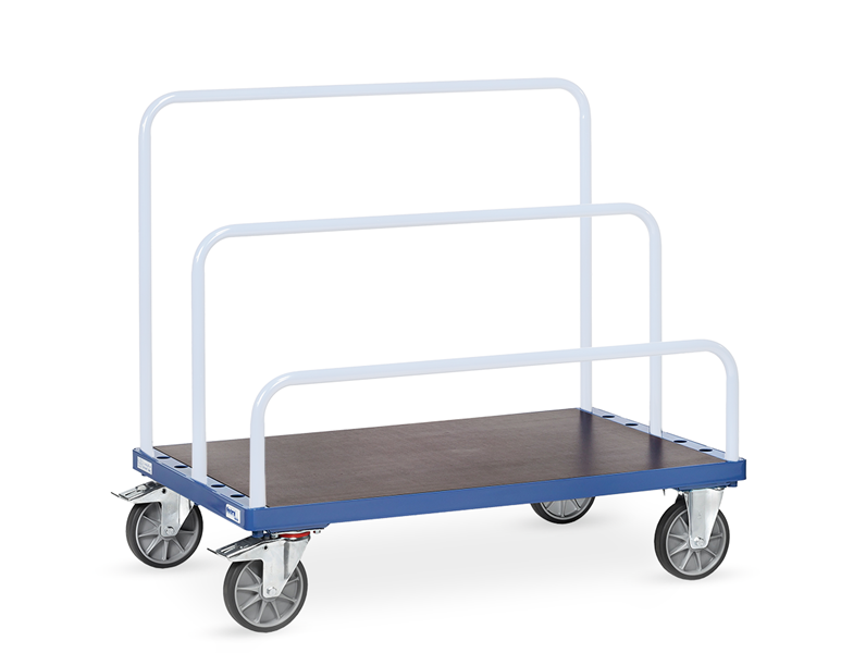Hauptansicht, Transportgeräte, Plattenwagen für Einsteckbügel