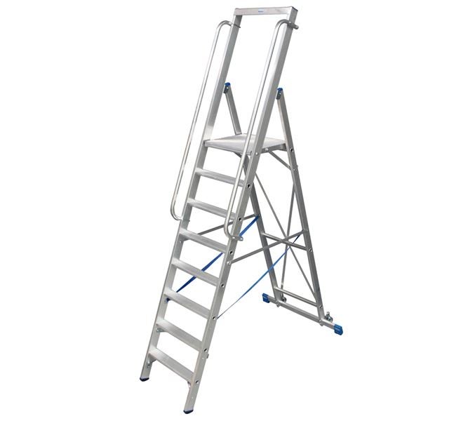 Hauptansicht, Leitern, KRAUSE Stufen-Stehleiter mit großer Standplattform