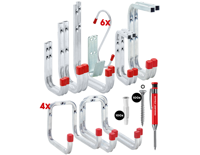 Hauptansicht, Betriebsbedarf, Wandhaken-Aktions-Set