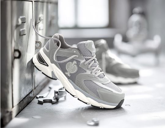 Ansicht 1, S1 Sicherheits­schuhe e.s. St. Louis low, perlgrau