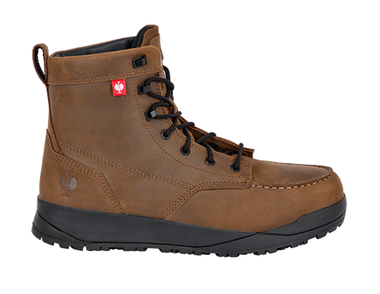 Hauptansicht, S3 Sicherheits&shy;schuhe e.s. Omaha mid, carobbraun