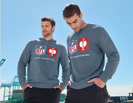 Ansicht 1, NFL Sweatshirt cotton, oxidblau