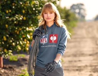 Ansicht 3, NFL Hoodie cotton, ladies, oxidblau