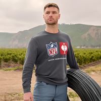 Ansicht 3, NFL Sweatshirt cotton, carbongrau
