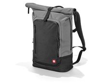 Hauptansicht, Rolltop-Rucksack e.s.​work&travel, basaltgrau/schwarz