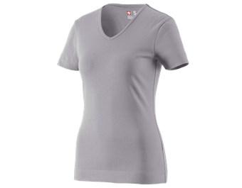 e.s. T-Shirt cotton V-Neck, Damen