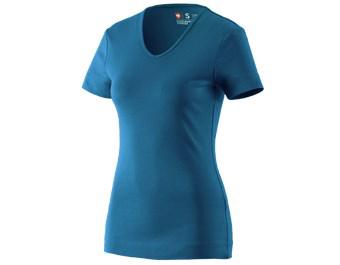 e.s. T-Shirt cotton V-Neck, Damen