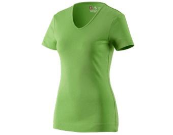 e.s. T-Shirt cotton V-Neck, Damen