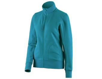 e.s. Sweatjacke poly cotton, Damen