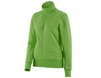 e.s. Sweatjacke poly cotton, Damen