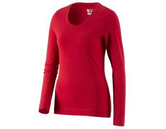 e.s. Longsleeve cotton stretch, Damen
