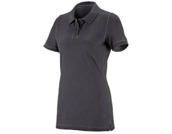 e.s. Polo-Shirt vintage cotton stretch, Damen
