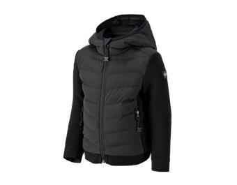 Hybrid Kapuzenstrickjacke e.s.motion ten,Kinder