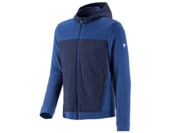Hybrid Kapuzenfleecejacke e.s.concrete