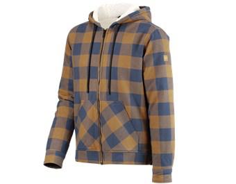 Karo-Kapuzenjacke e.s.iconic