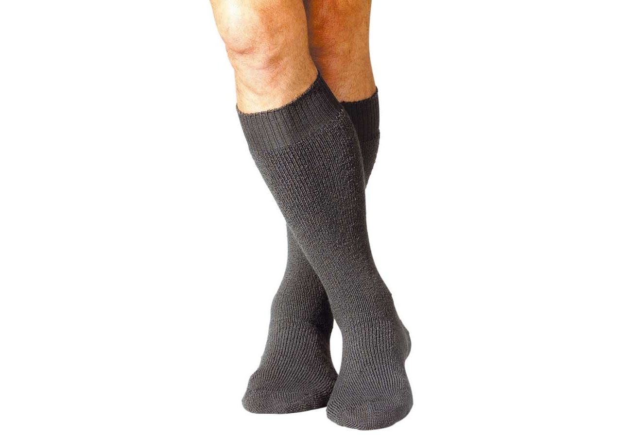 Socken | Strümpfe: e.s. Wintersocken Nature x-warm/x-high + anthrazit