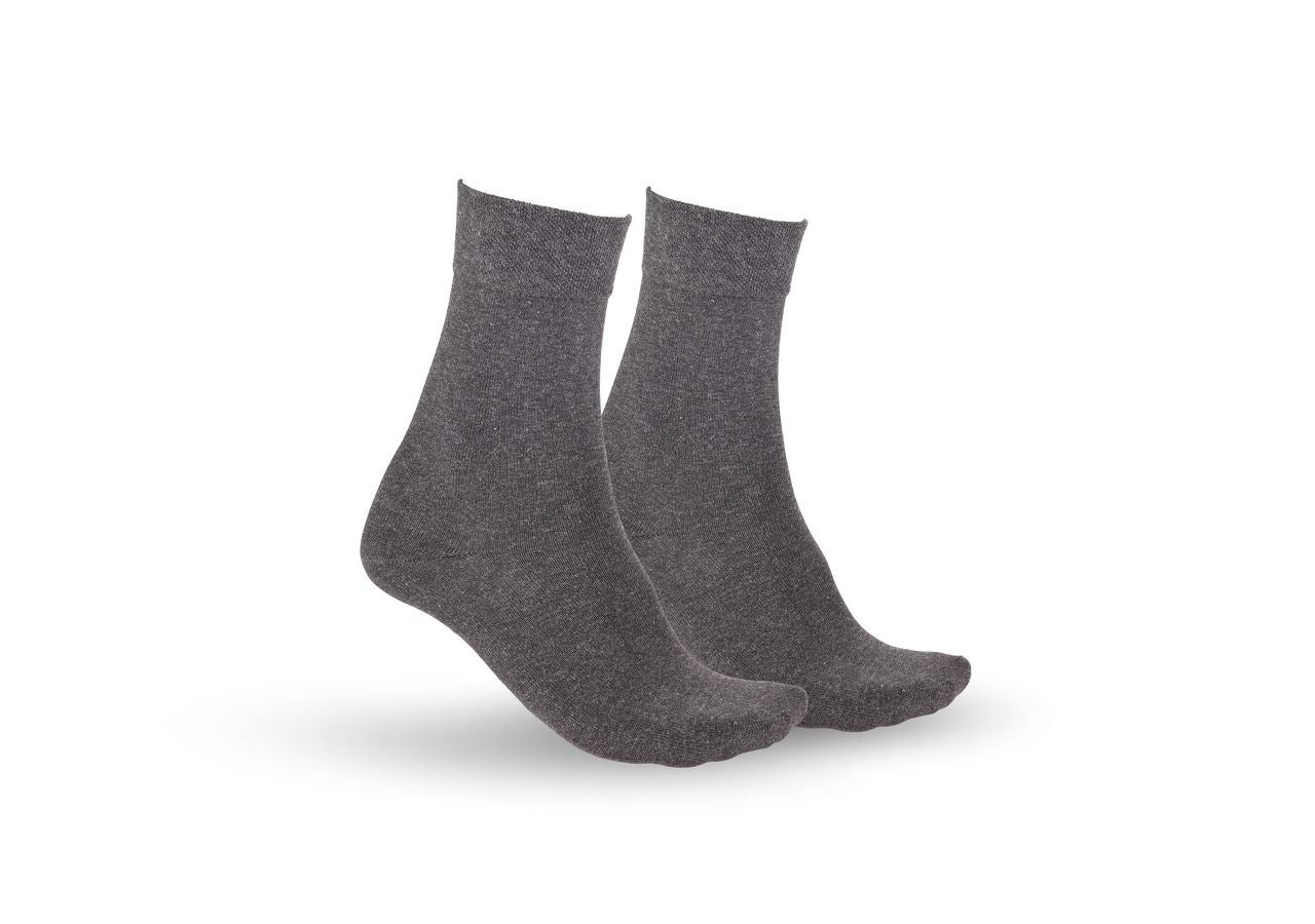 Socken | Strümpfe: e.s. Business Socken classic light/high, 2er Pack + anthrazit