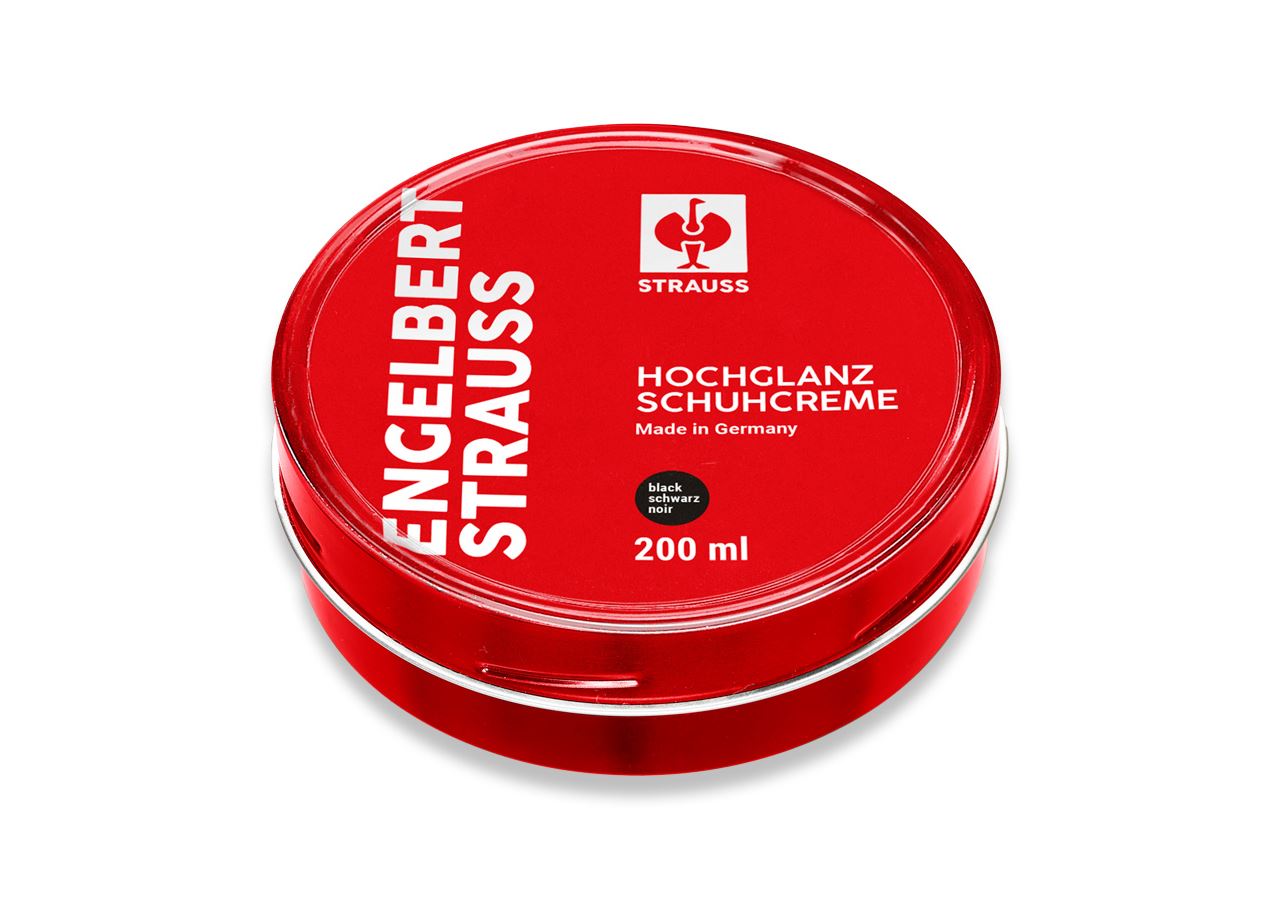 Schuhpflege: e.s. Hochglanz Schuhcreme + schwarz