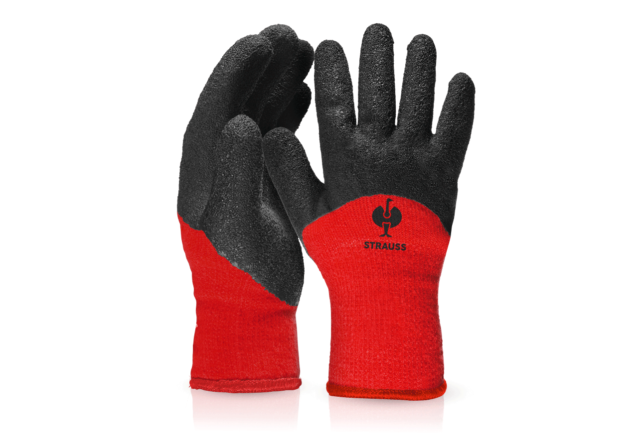 Beschichtet: Latex-Winterhandschuhe Ice Grip