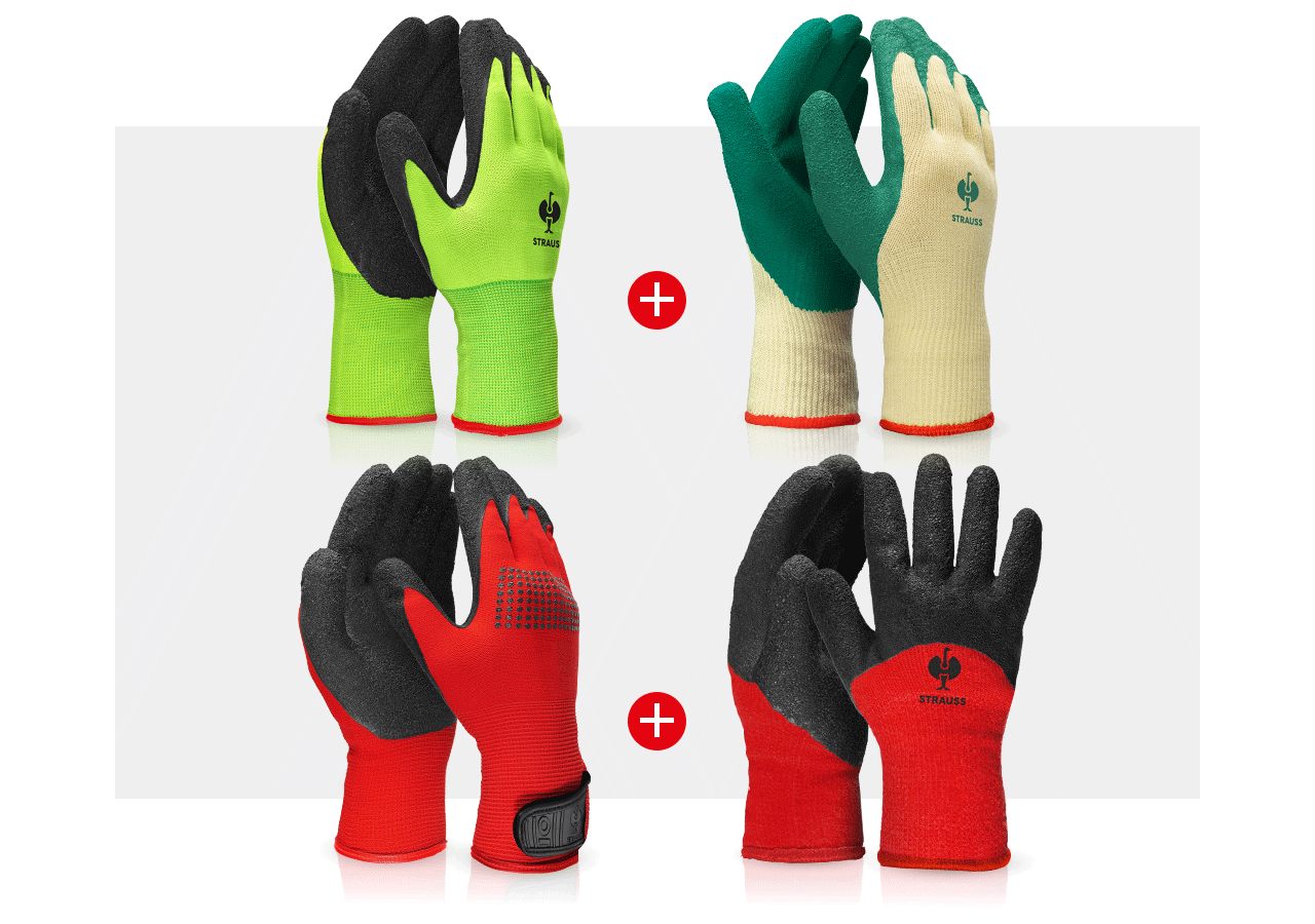 Sets | Zubehör: Handschuh- Profi Set Strick-Latex