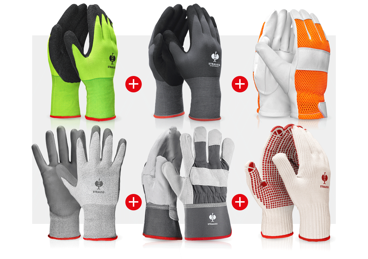 Sets | Zubehör: Handschuh-Profi-Set Dach und Holz