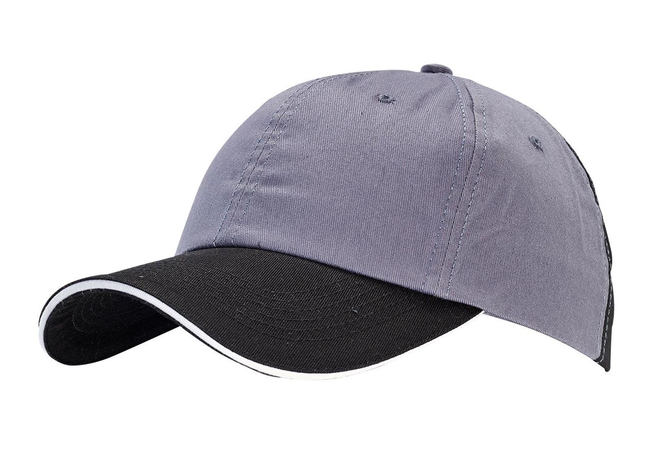 Accessoires: e.s. Cap color + grau/schwarz