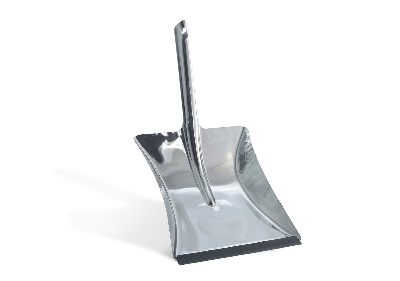 Besen | Bürsten | Schrubber: Kehrschaufel Edelstahl