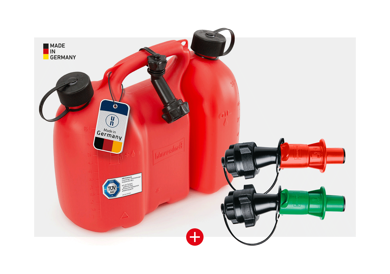 Sets: SET: Doppelkanister Profi + Einfüllsysteme