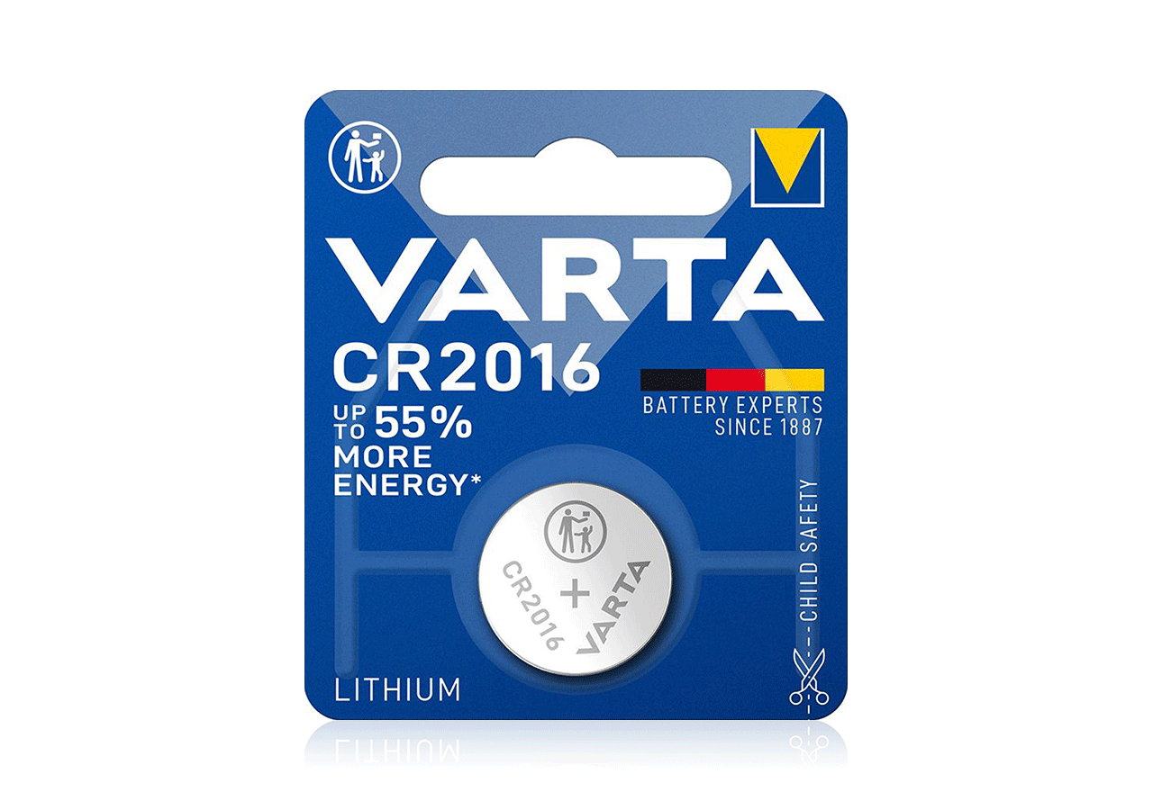 Elektronik: VARTA Knopfzelle CR2016