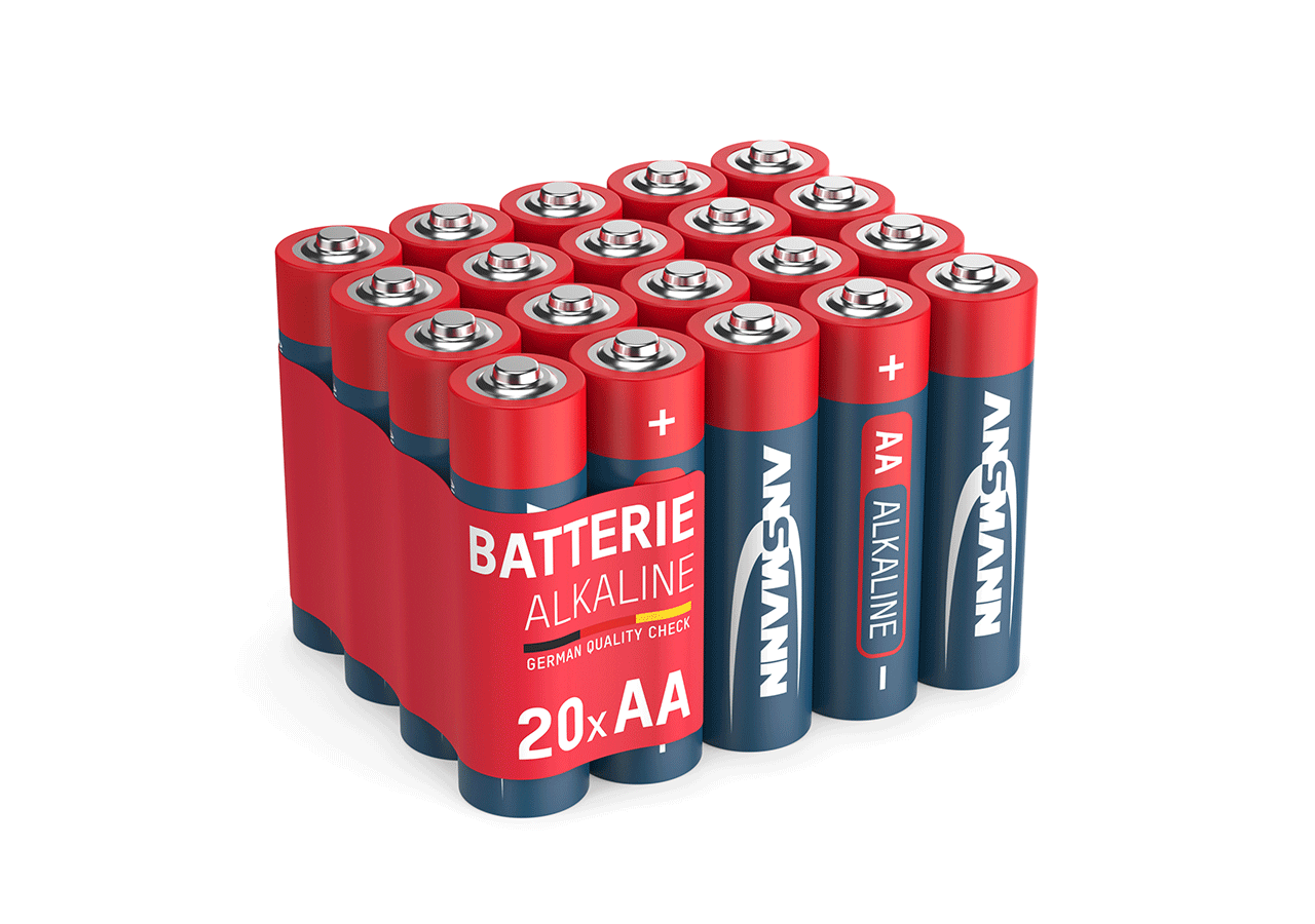 Angebote des Monats: Ansmann Mignon AA Batterien - 20er Spar Pack